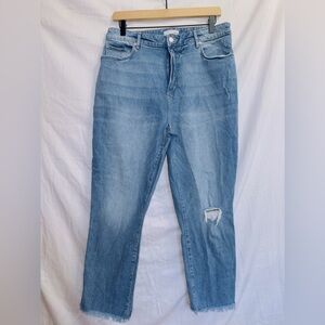LOFT Straight Leg Crop Jeans